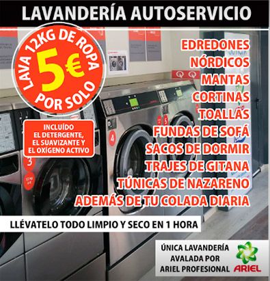 Lavandería Autoservicio Amador De Los Ríos servicios de la lavandería