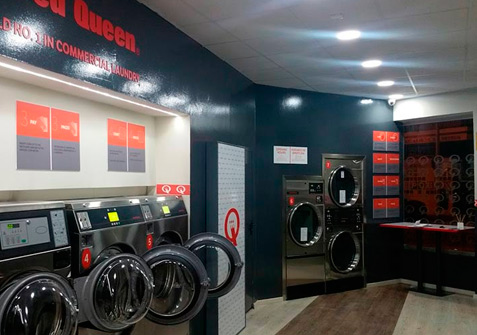 Lavandería Autoservicio Amador De Los Ríos interior de lavandería